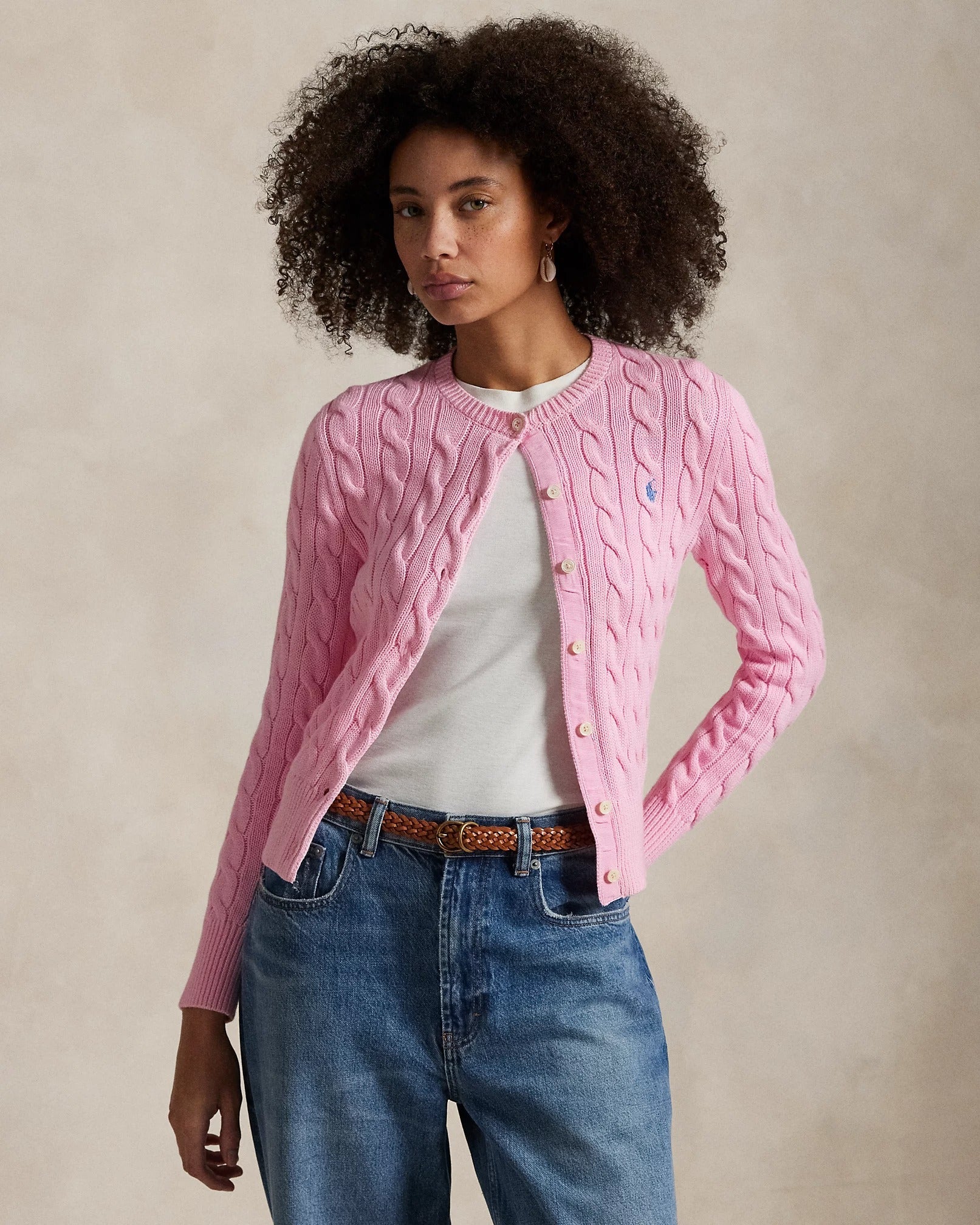 Cardigan R&L | Cotton Cable-Knit